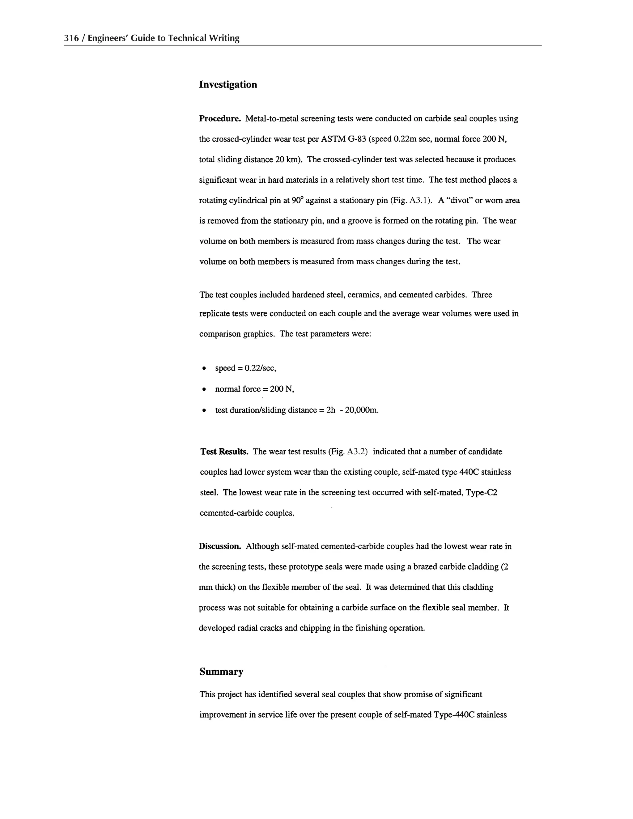 316 / Engineers’ Guide to Technical Writing
 