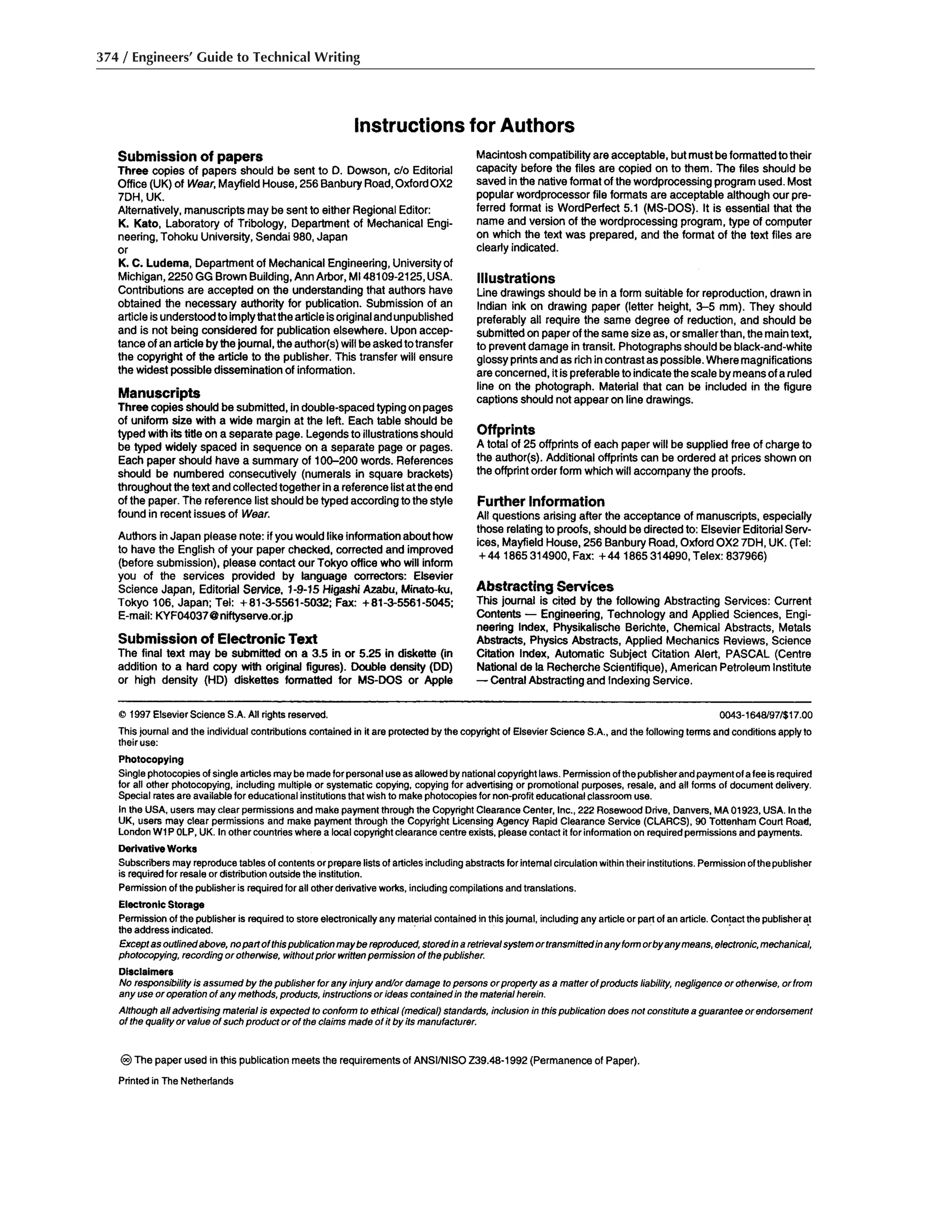 374 / Engineers’ Guide to Technical Writing
 