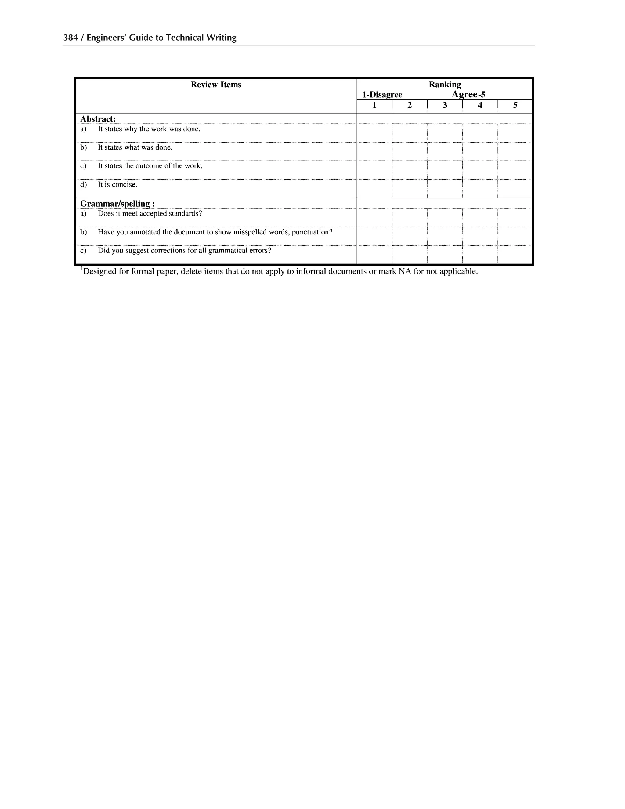 384 / Engineers’ Guide to Technical Writing
 