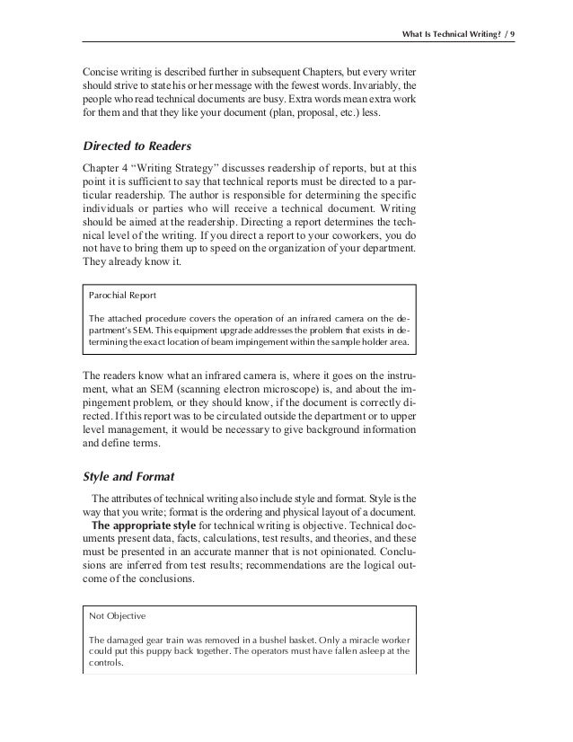 Tips to write a good technical report