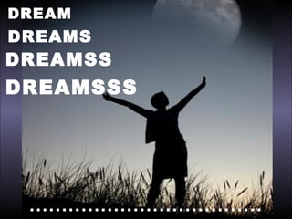 DREAM DREAMS DREAMSS DREAMSSS ……………………………… 