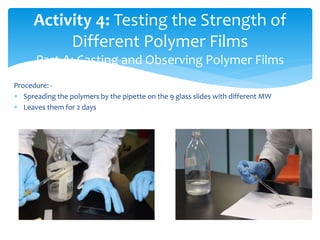 Polymers, water filtration using polymer | PPTX