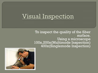 Fiber Optic Termination | PPTX