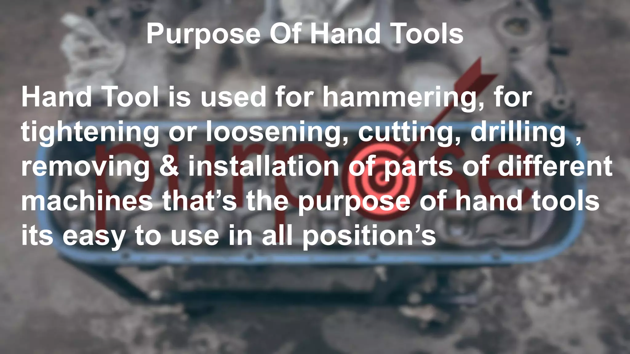 Hand Tools use in car workshop | PDF