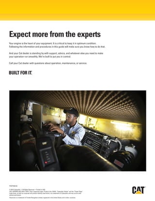 Preventative Maintenance On Cat Engine Guide.pdf Engine maintenance guide | PDF