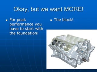 Engine performance enhancements | PPTX