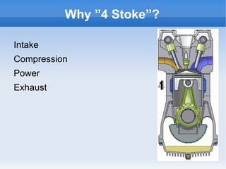 What does an engine need? Fuel (Diesel, Petrol, LPG, etc) 