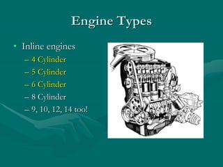 Inline Engine Types Engines and components | PPTX