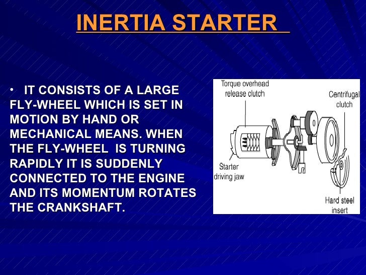 Engine starting & starters