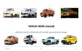 407/410, 709/712, 909/1109, 207 DI & RX, Xenon DI & RX, Winger
Vehicle Walk around
7/26/2022 TML 25
 