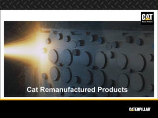 What is Remanufacturing?

Differences between
RepairRebuildRemanufacture
 