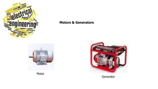 Motor
Generator
Motors & Generators
 