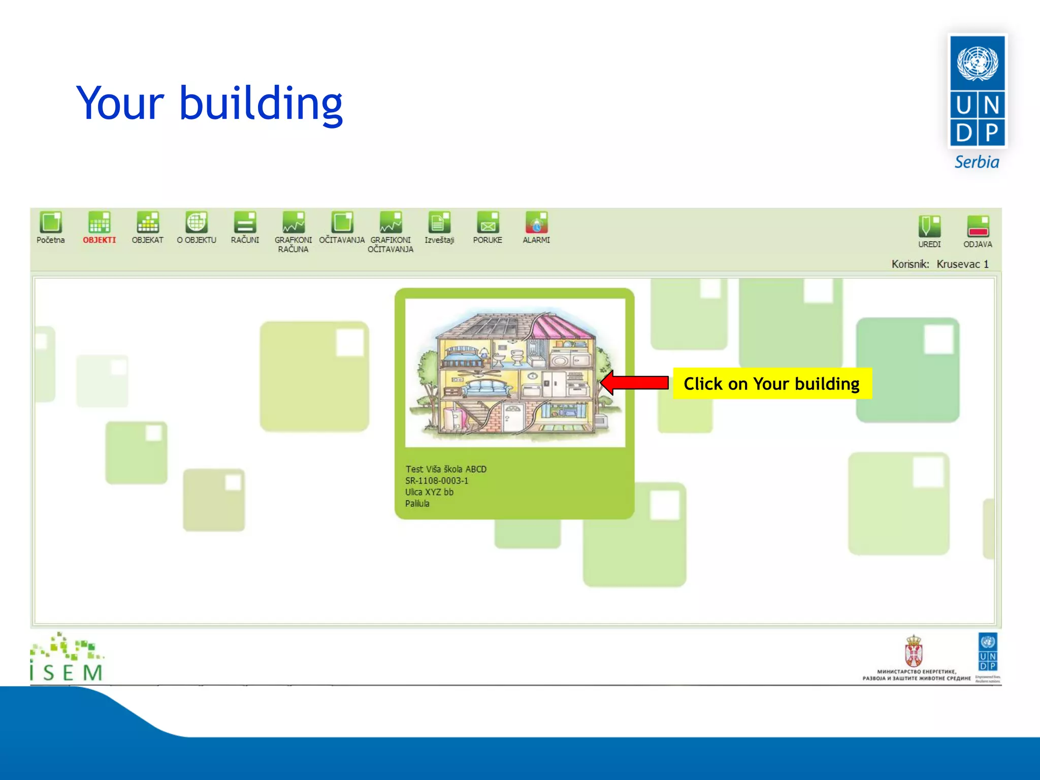 Page 80
Your building
Click on Your building
 
