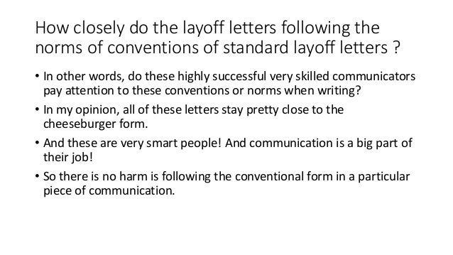 how to write a layoff letter