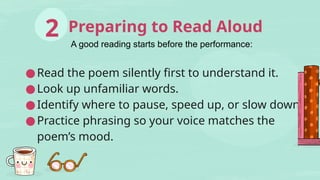 Read Aloud Performance READING-ALOUD STRATEGY IN POETRY 20.pptx