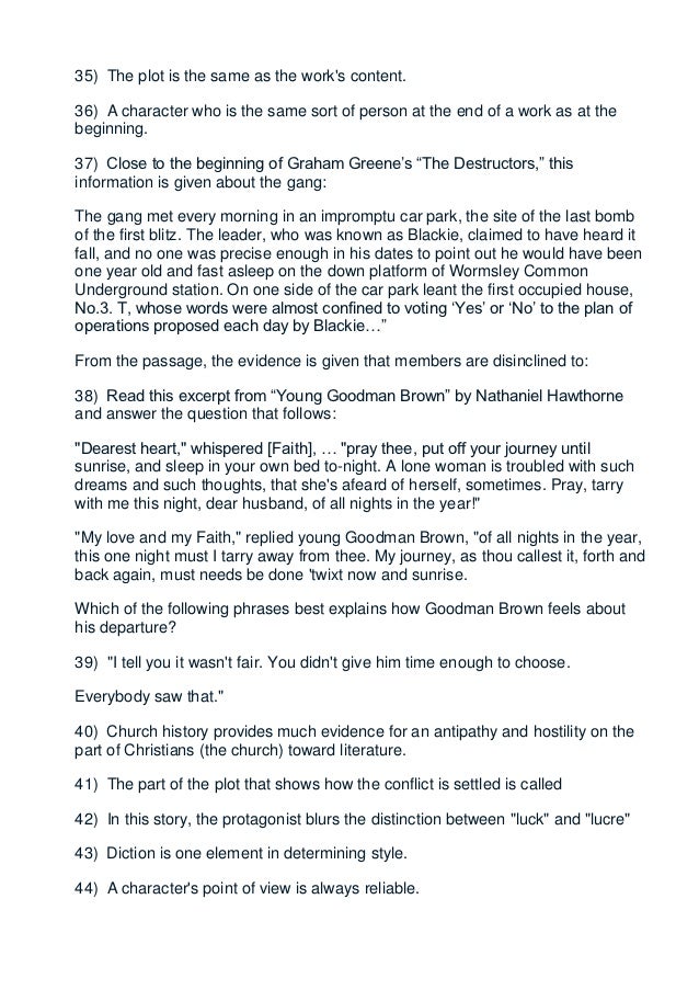 Engl 102 Final Exam 1