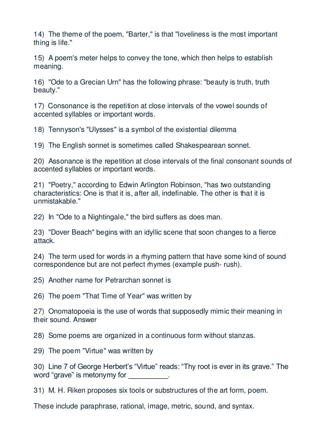 Engl 102 Final Exam 2