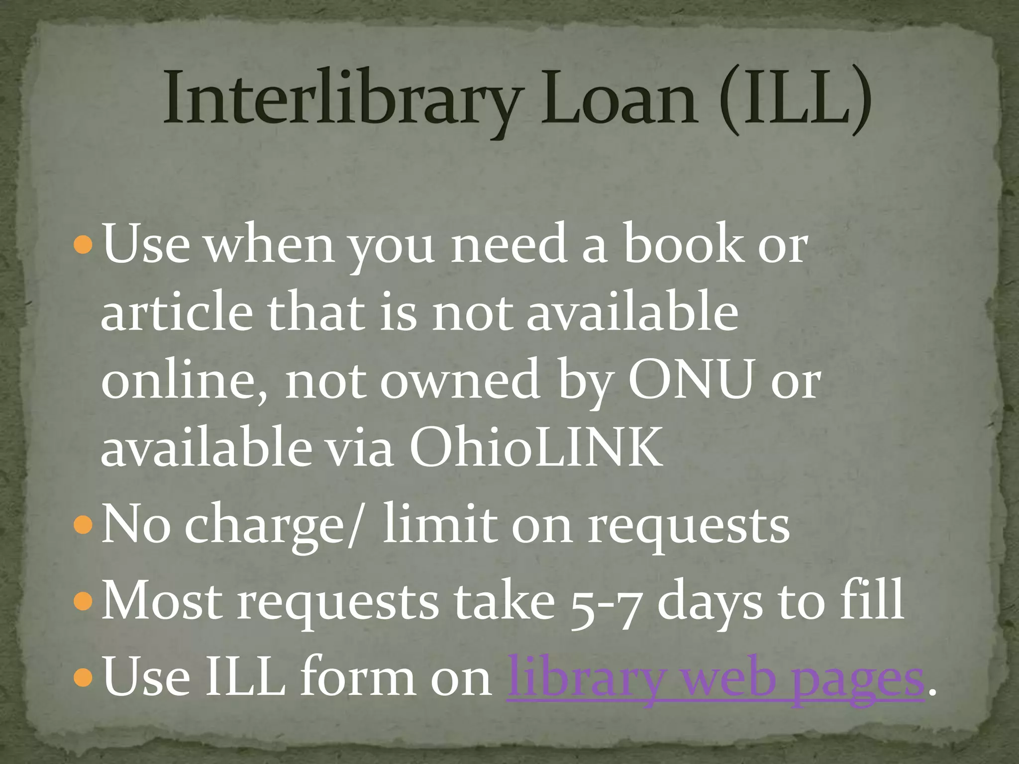 Usually requires an exact match between your term and a pre-set list of terms