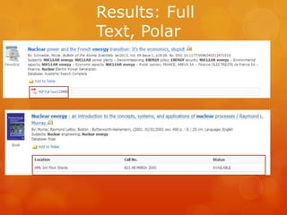 Results: Full
Text, Polar

 