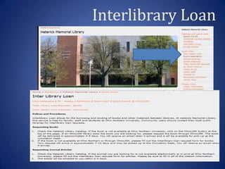 Interlibrary Loan
 