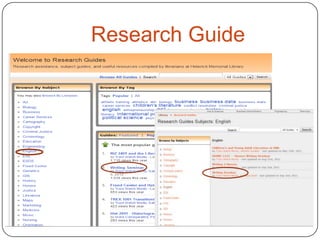 Research Guide
 