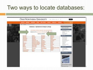Narrow your topic for a more focused project