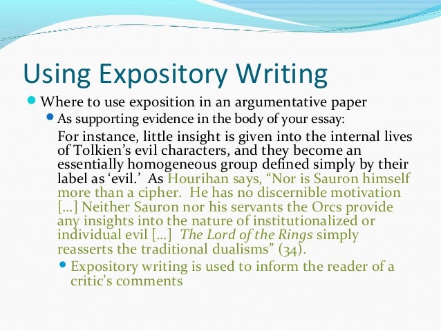 English Expository Vs Argumentative