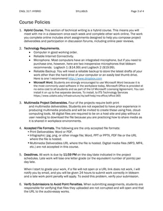 Engl317 Syllabus Hybrid Waters Engl317 Syllabus Hybrid Waters