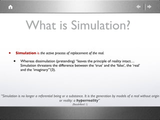Simulacra and Simulations - Jean Baudrillard