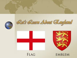 Let’s Learn About England Flag emblem 