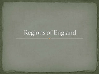 Regions of England 