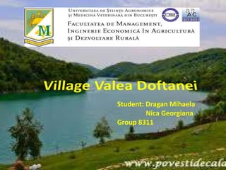 Student: Dragan Mihaela
Nica Georgiana
Group 8311
 