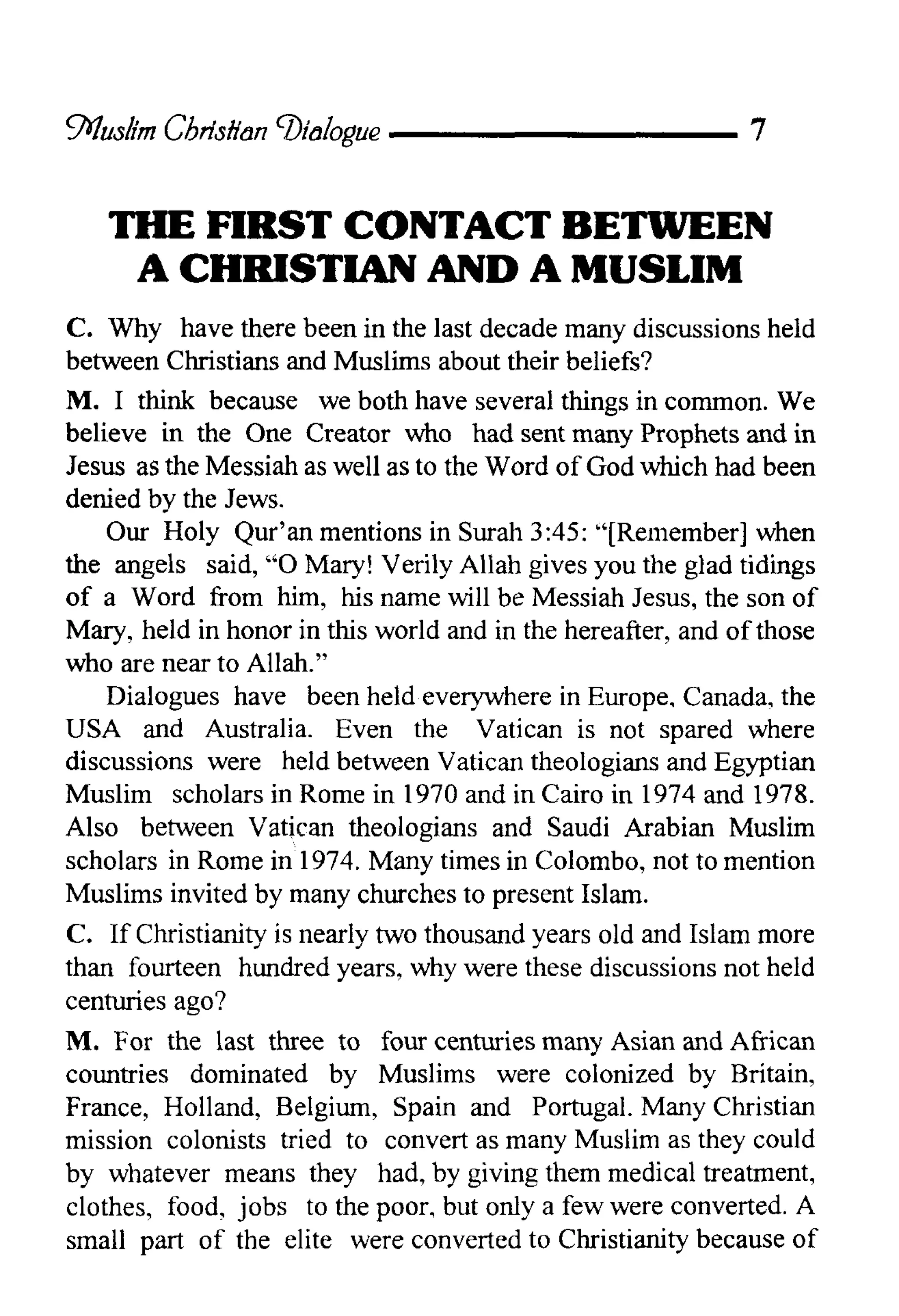 Muslim Christian Dialogue _ H. M. Baagil M.D. .pdf