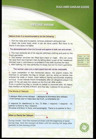 Umrah Tutorial HAJJ AND UMRAH GUIDE | PDF