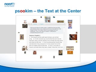 ps oo kim – the Text at the Center 