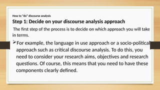 English-106-Discourse Analysis Graduate School Study | PPTX