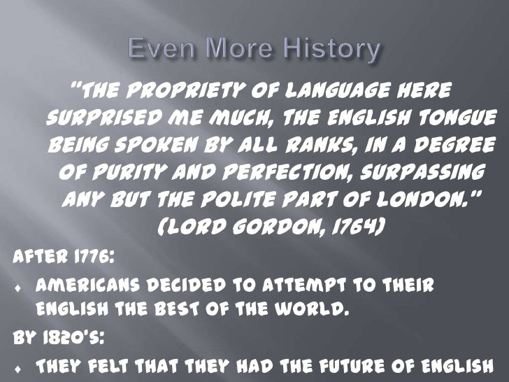 English as an Universal Language