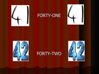 FORTY-ONE




FORTY-TWO
 