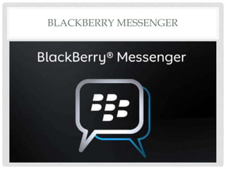 BLACKBERRY MESSENGER