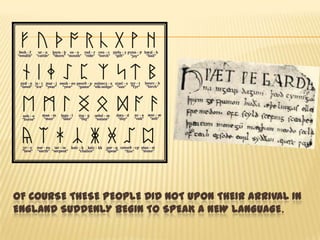 THE HISTORY OF THE ENGLISH LANGUAGE | PPTX