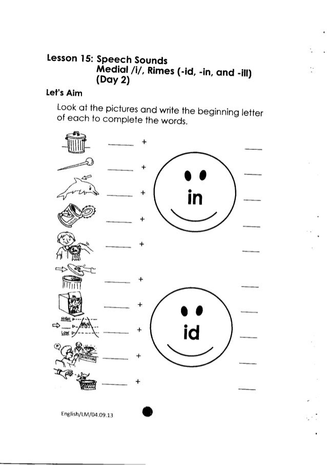 grade2 english sound words 2nd grade eld lesson plan rhyming the