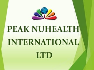 PEAK NUHEALTH
INTERNATIONAL
LTD
1
 