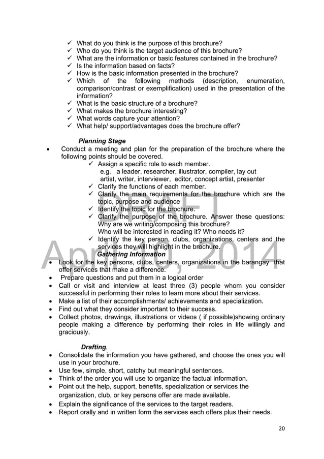 Grade 9 English Module | PDF