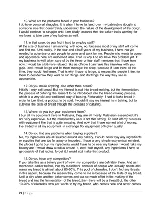 Bakery - Report | DOCX