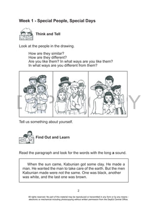 K TO 12 GRADE 4 LEARNER’S MATERIAL IN ENGLISH (Q1-Q4)