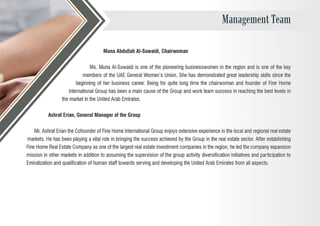 Fine home international group's profile 