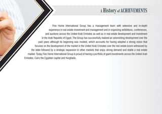 Fine home international group's profile 