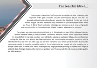 Fine home international group's profile 