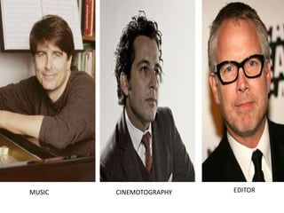 MUSIC EDITORCINEMOTOGRAPHY
 