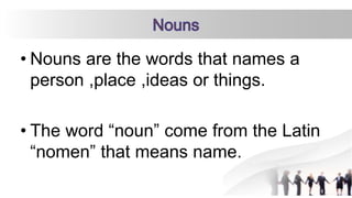 Noun, its Types and Classification | PPTX